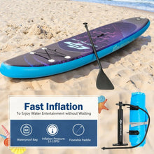 Load image into Gallery viewer, 11' Inflatable Stand Up Paddle Board Surfboard with Bag Aluminum Paddle Pump-M