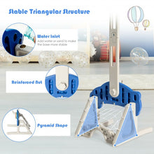 Load image into Gallery viewer, 3-in-1 Basketball Hoop for Kids Adjustable Height Playset with Balls-Blue