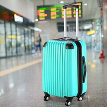 Load image into Gallery viewer, GLOBALWAY 20" ABS Carry On Luggage Travel Bag Trolley Suitcase 8 color-Green