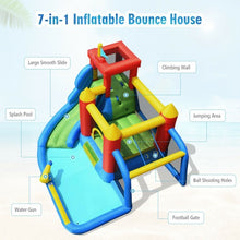 Load image into Gallery viewer, Inflatable Bouncer Bounce House with Water Slide Splash Pool without Blower