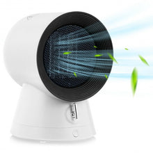 Load image into Gallery viewer, 1500 W Portable Mini Electric Desktop Fan heater-White