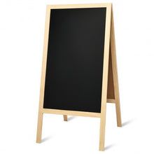 Load image into Gallery viewer, A-Frame Chalkboard Sign with Eraser & Chalk-Natural