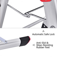 Load image into Gallery viewer, 2 Step Aluminum Ladder Folding Non-Slip Platform 330Lbs Load