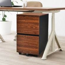 Load image into Gallery viewer, 2-Drawer Rolling Mobile File Cabinet fits Letter/A4 Size with Hanging Bar