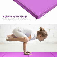 Load image into Gallery viewer, 8' x 4' x 2" Folding Gymnastics Tumbling Mat-Purple
