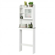 Load image into Gallery viewer, Bathroom Space Saver White Over-the-Toilet Cabinet