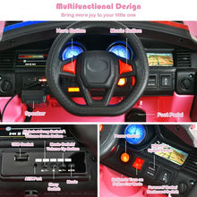Load image into Gallery viewer, 12V Kids Electric Bluetooth Ride On Car with Remote Control-Pink
