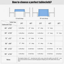 Load image into Gallery viewer, 10 pcs 60" x 126" Rectangle Polyester Tablecloth-Black