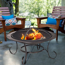 Load image into Gallery viewer, 30" Outdoor Fire Pit BBQ Camping Firepit Heater