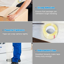 Load image into Gallery viewer, 36 Rolls Clear Carton Box Packing Package Tape 1.9" x 110 Yards