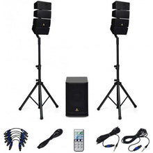 Load image into Gallery viewer, 12 Inch 3000 Watt DJ Powered PA Speaker System Combo Set