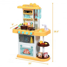 Load image into Gallery viewer, Kitchen Playset with Realistic Lights & Sounds-Yellow