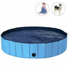 Load image into Gallery viewer, 63" Foldable Portable Leakproof Kiddie Bathing Tub-Blue