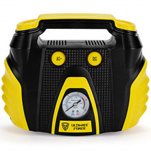 Load image into Gallery viewer, Portable Air Compressor Tire Inflator AC/DC Electric Pump with 3 Nozzle Adaptors