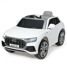 Load image into Gallery viewer, 12V Licensed AudiQ8 Kids Ride On Car-White