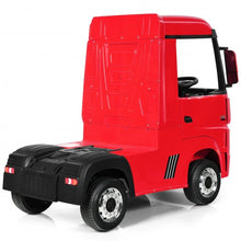 Load image into Gallery viewer, 12 V Mercedes Benz Actros Electric Kids Ride on Truck w/ Remote Control & MP3