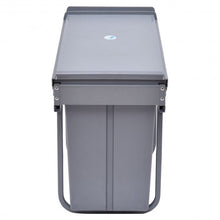 Load image into Gallery viewer, 8 gal 3 Compartment Pull Out Recycling Waste Bin
