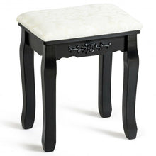 Load image into Gallery viewer, Vanity Stool Makeup Bench Dressing Stool-Black