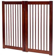 Load image into Gallery viewer, 36" Configurable Folding Wood Pet Dog Safety Fence with Gate-B