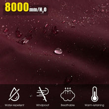 Load image into Gallery viewer, Women's Hooded Long Down Coat with Faux-fur Trim-Red-XL