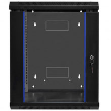 Load image into Gallery viewer, 18U Wallmount Data Network Cabinet with Locking Glass Door
