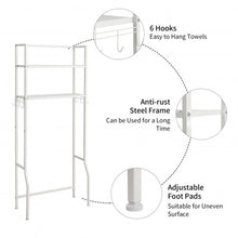 Load image into Gallery viewer, 2 Tire Space Saver Storage Rack for Bathroom