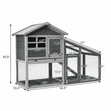 Load image into Gallery viewer, Large Wooden Chicken Coop for Indoor & Outdoor Use