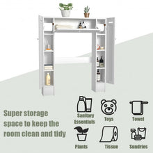 Load image into Gallery viewer, Wooden over the Toilet Storage Cabinet