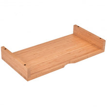 Load image into Gallery viewer, Bamboo Monitor Stand Riser Storage Laptop Desktop