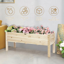 Load image into Gallery viewer, Raised Garden Bed Elevated Planter Box Wood for Vegetable Flower Herb