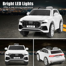 Load image into Gallery viewer, 12V Licensed AudiQ8 Kids Ride On Car-White