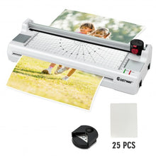 Load image into Gallery viewer, 13" Hot and Cold Paper Trimmer with Corner Rounder and 25 Pouches-White