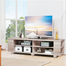 Load image into Gallery viewer, 59" Console Storage Entertainment Media Wood TV Stand-Natural