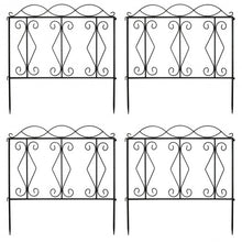 Load image into Gallery viewer, 24in x 8Ft Outdoor Decorative Garden Fence Set