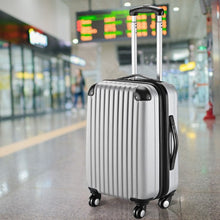 Load image into Gallery viewer, GLOBALWAY 20" ABS Carry On Luggage Travel Bag Trolley Suitcase 8 color-Gray
