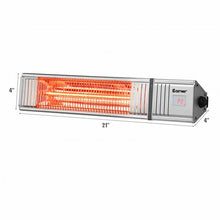 Load image into Gallery viewer, 1500W Infrared Patio Heater w/ Remote Control & 24H Timer for Indoor Outdoor