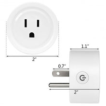 Load image into Gallery viewer, 4 Pcs Smart Sockets Mini Wifi Smart Plug Outlet