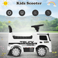 Load image into Gallery viewer, Children Push and Ride Racer Licensed Mercedes Benz Push Truck Car-White