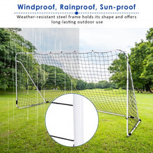 Load image into Gallery viewer, Outdoor Sports Weatherproof Steel Football Goal Net-12' x 6'