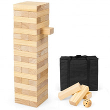 Load image into Gallery viewer, 54 PCS Tumbling Timber Toy with Carrying Bag