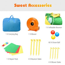 Load image into Gallery viewer, Kids Inflatable Dual Slide Jumping Castle with 780W Blower