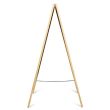 Load image into Gallery viewer, A-Frame Chalkboard Sign with Eraser & Chalk-Natural