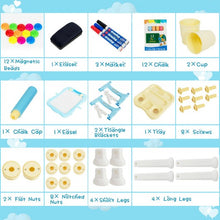 Load image into Gallery viewer, Kids Height Adjustable Double Side Magnetic Art Easel-Blue