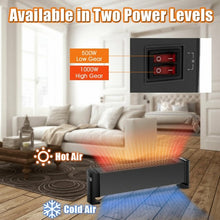 Load image into Gallery viewer, 1000 W Baseboard Hardwire Portable Heater Silent Operation Fast Heating for Home