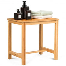 Load image into Gallery viewer, 18" Shower Bench Bamboo Bath Spa Seat