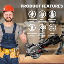 Load image into Gallery viewer, Mini Circular Saw with Laser Guide