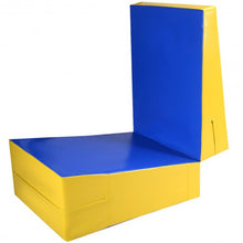 Load image into Gallery viewer, Folding Incline Wedge Ramp Gymnastics Mat