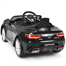 Load image into Gallery viewer, 12 V Mercedes-Benz S63 Licensed Kids Ride On Car-Black