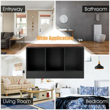Load image into Gallery viewer, 3-Cube Storage Box Organizer Shoe Bench with Padded Cushion