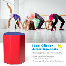 Load image into Gallery viewer, 25" x 30" Octagon Skill Shape Exercise Gymnastic Mat-Red